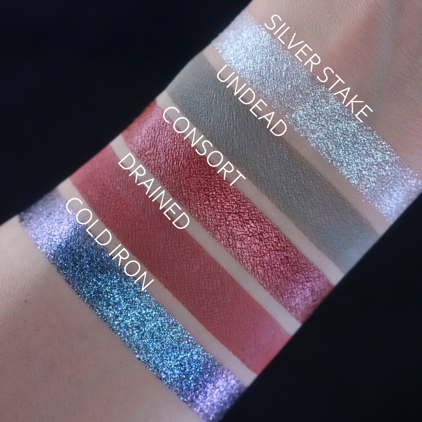 Crimson Castle-Pressed Pigment  Palette