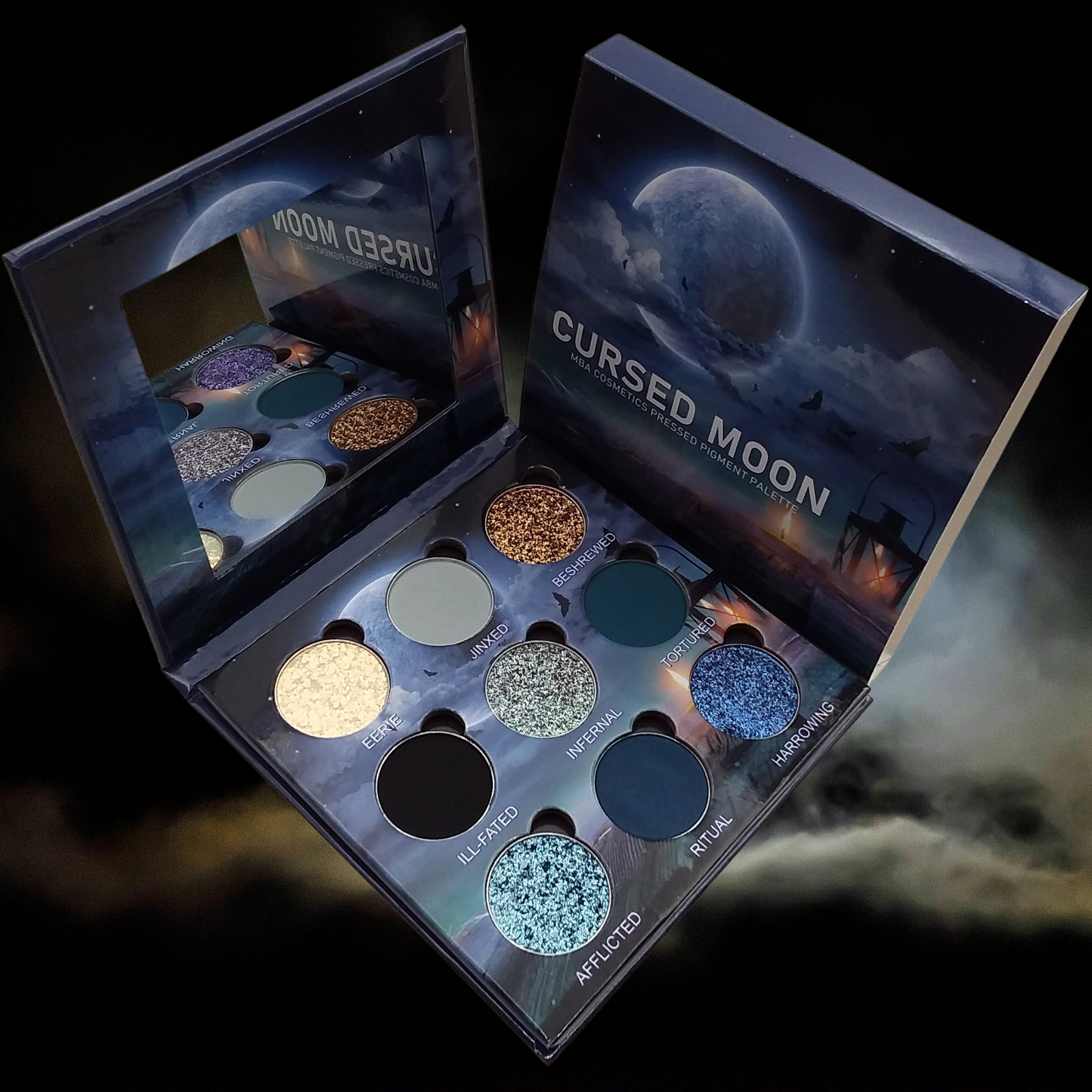 COMING Jan 5th 12pm EST-Cursed Moon-Pressed Pigment Palette