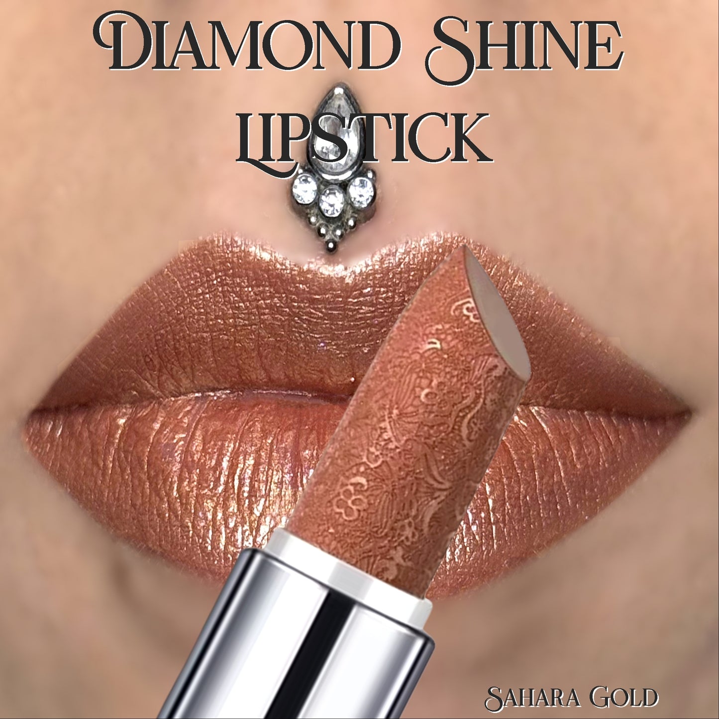 Sahara Gold-Diamond Shine Lipstick