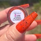 Poison Pumpkin-Orange Jelly Glitter Nail Polish