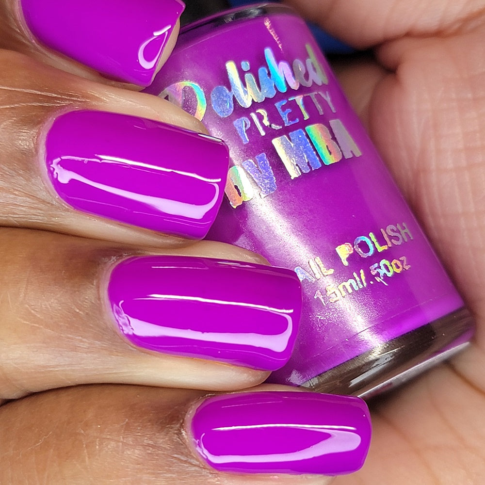 DON'T Worry Be Purple: Neon Purple Nail Polish, Summer Polish, Electric Purple  Nails - Etsy | Neon nails, Neon purple nails, Neon acrylic nails