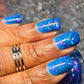 Kona Blue Cooler-Neon Glitter Shimmer Polish
