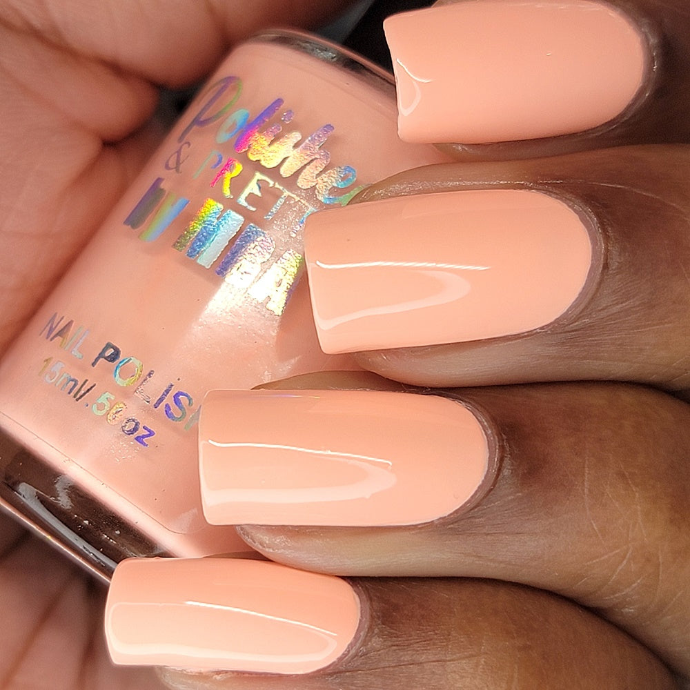 30 Cute Ways To Wear Pastel Nails : Peach Undertone Pink French Tip Nails I  Take You | Wedding Readings | Wedding Ideas | Wedding Dresses | Wedding  Theme