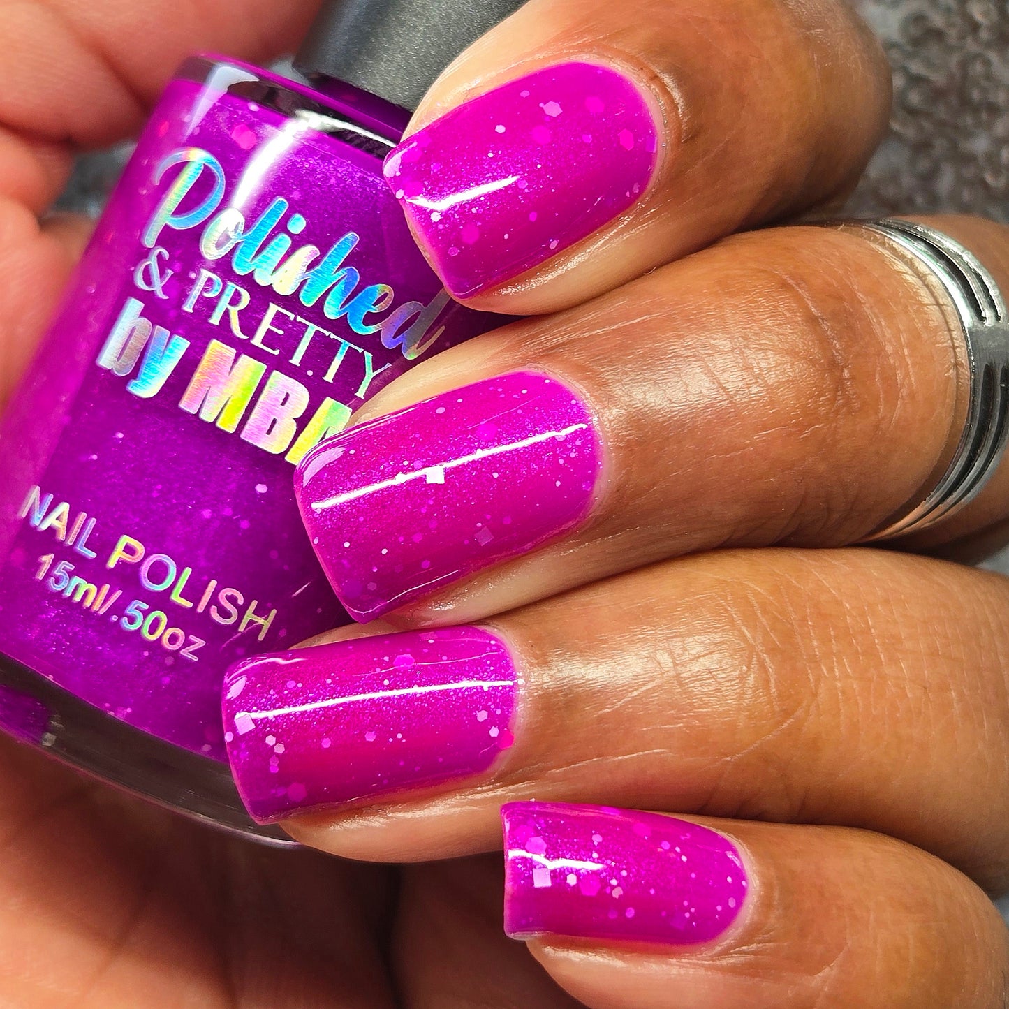 Voodoo Daiquiri-Neon Glitter Shimmer Polish