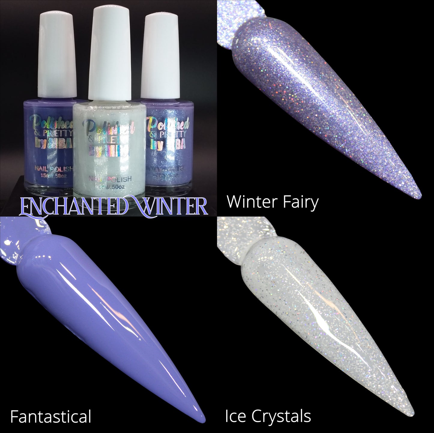 Ice Crystals-Nail Polish-Large-15ml