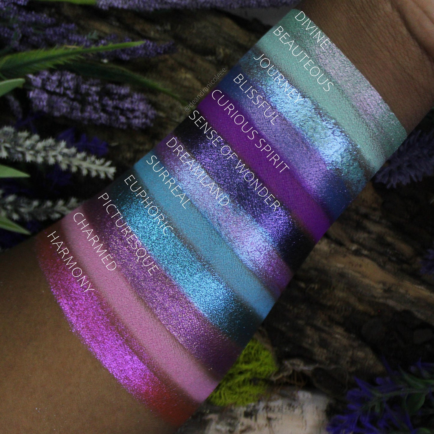 Enchanted Echoes-Pressed Pigment  Palette