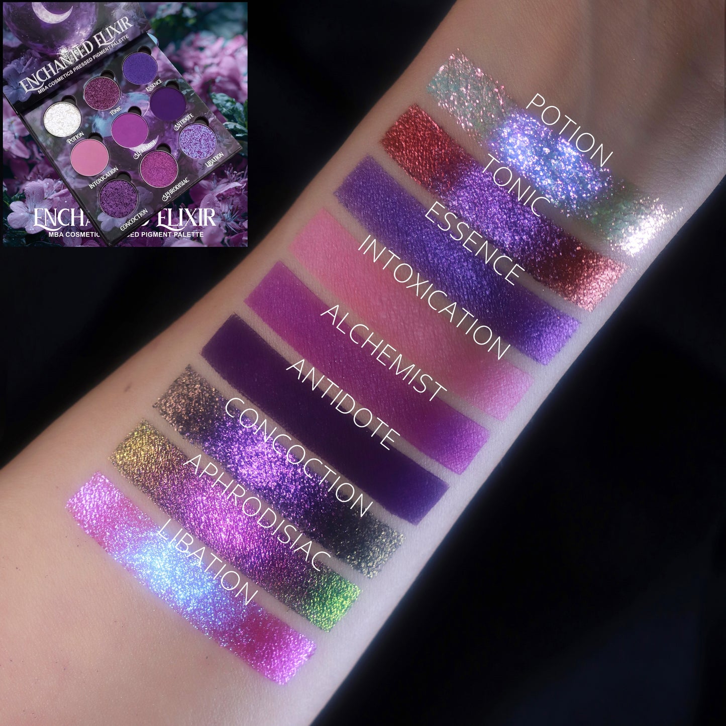 Enchanted Elixir-Pressed Pigment Palette