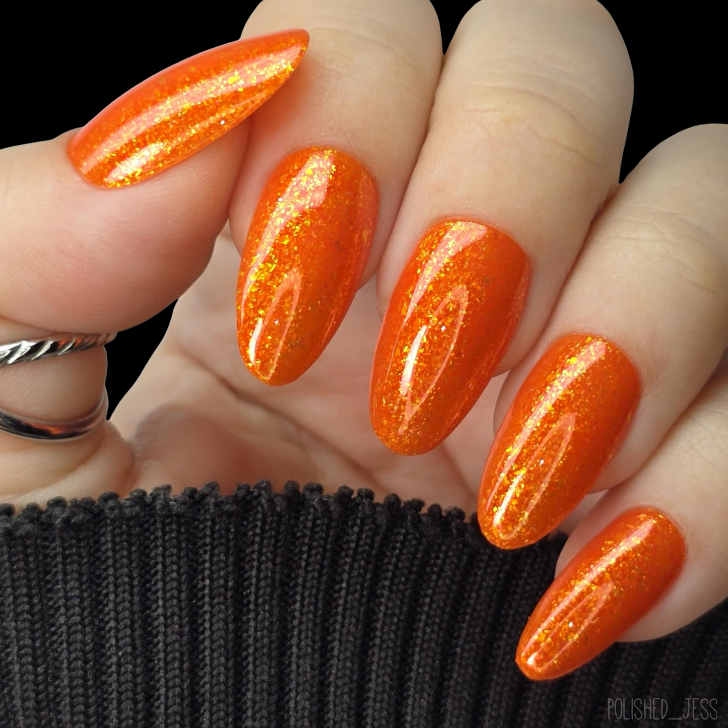 Bonfire-Crelly Flakes-Nail Polish