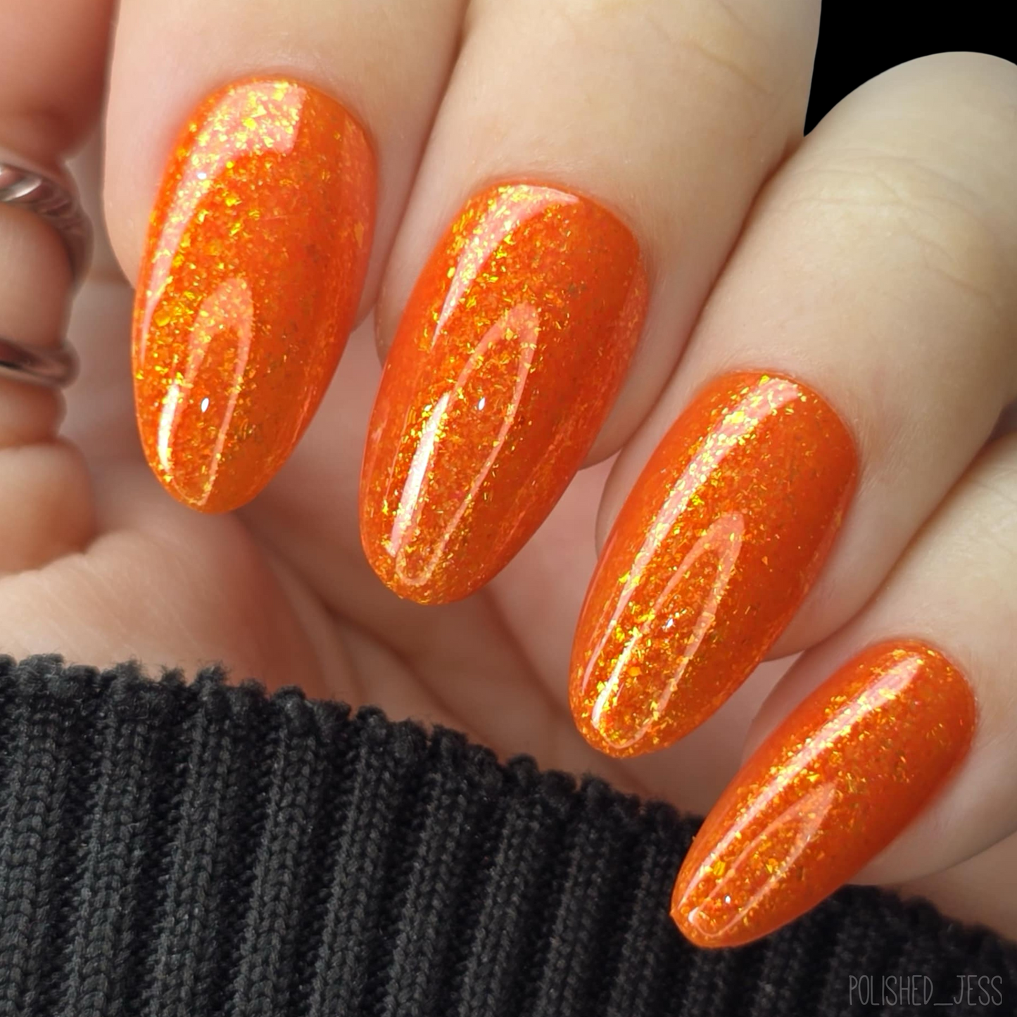 Bonfire-Crelly Flakes-Nail Polish