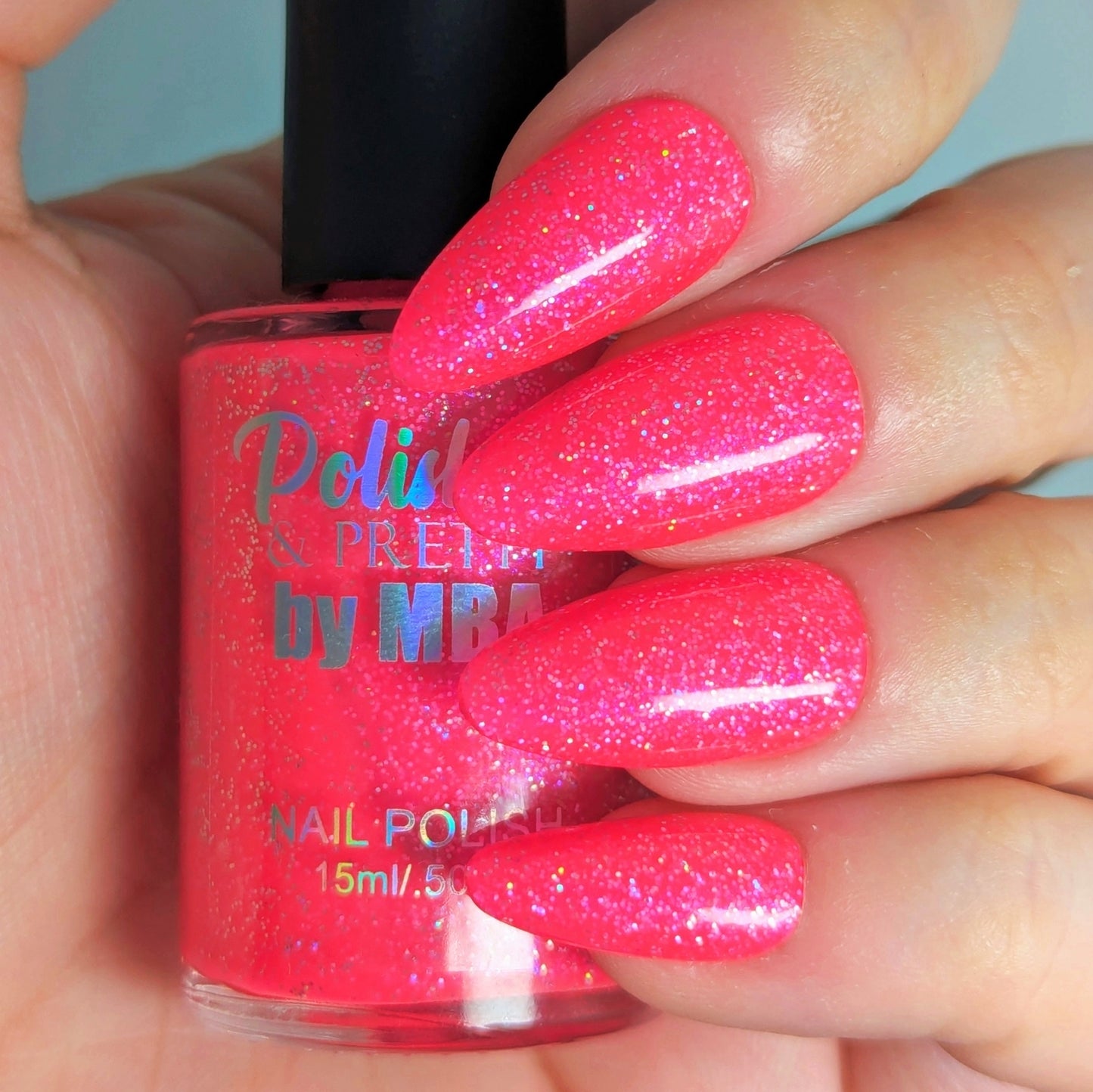 HoloGlow-Neon Holographic Nail Polish Collection