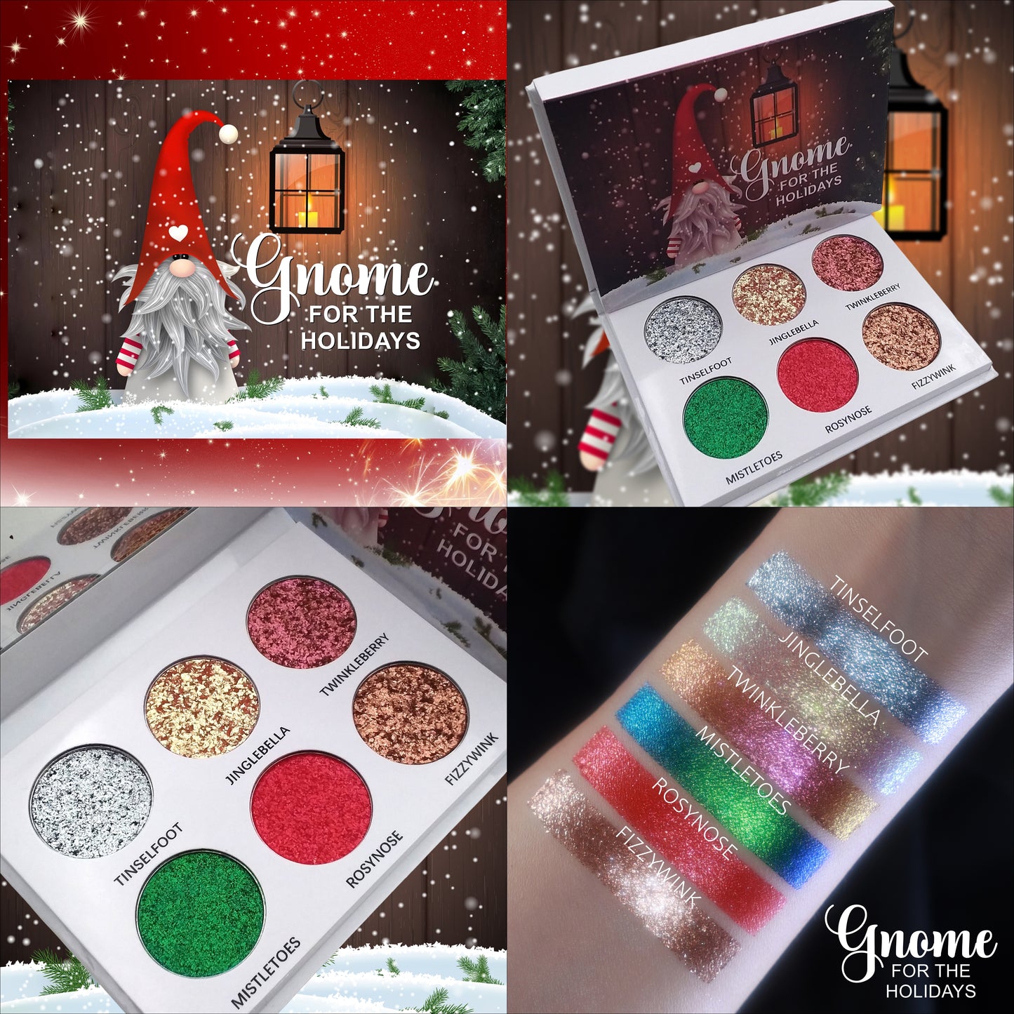 Gnome For The Holidays-Pressed Pigment Palette