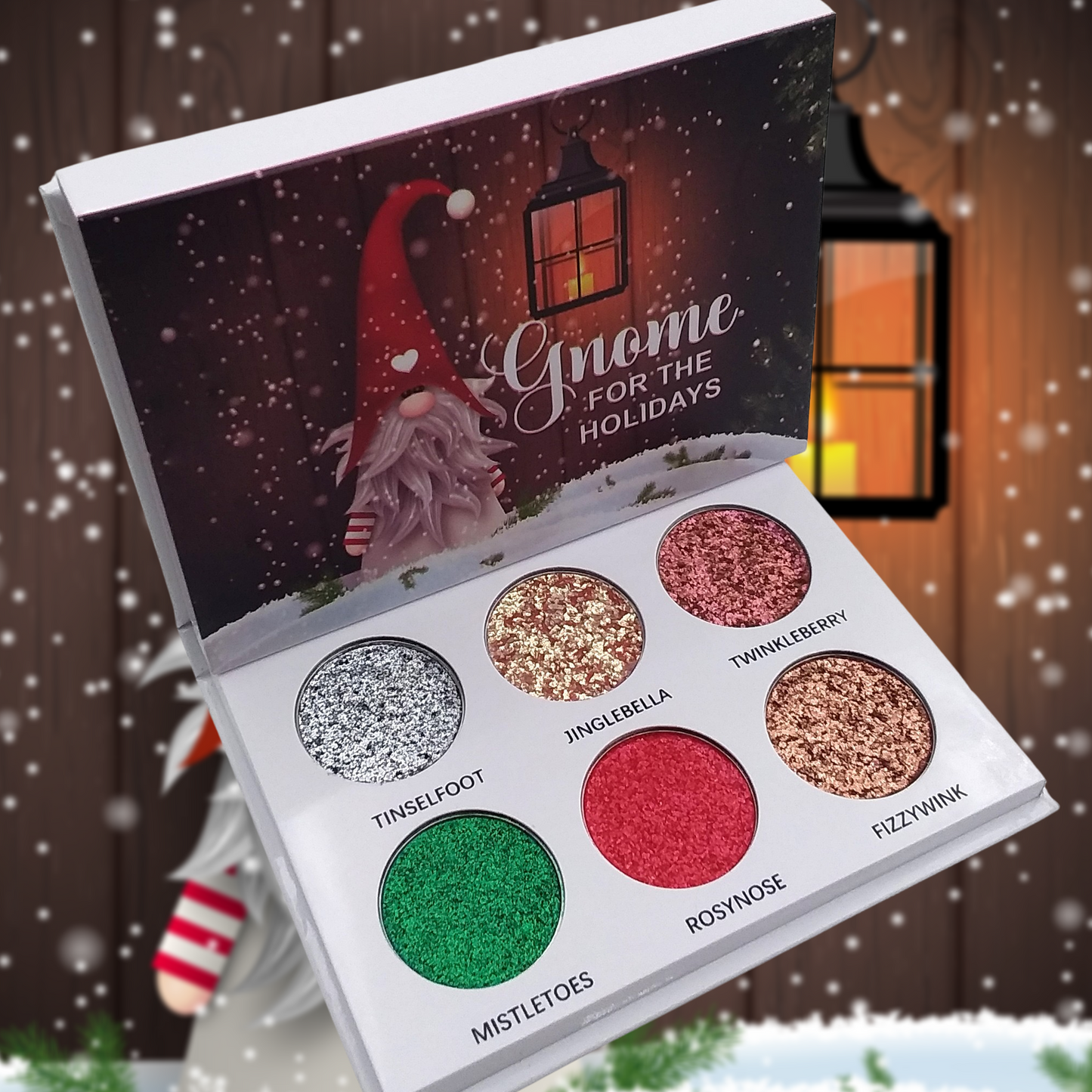 Gnome For The Holidays-Pressed Pigment Palette