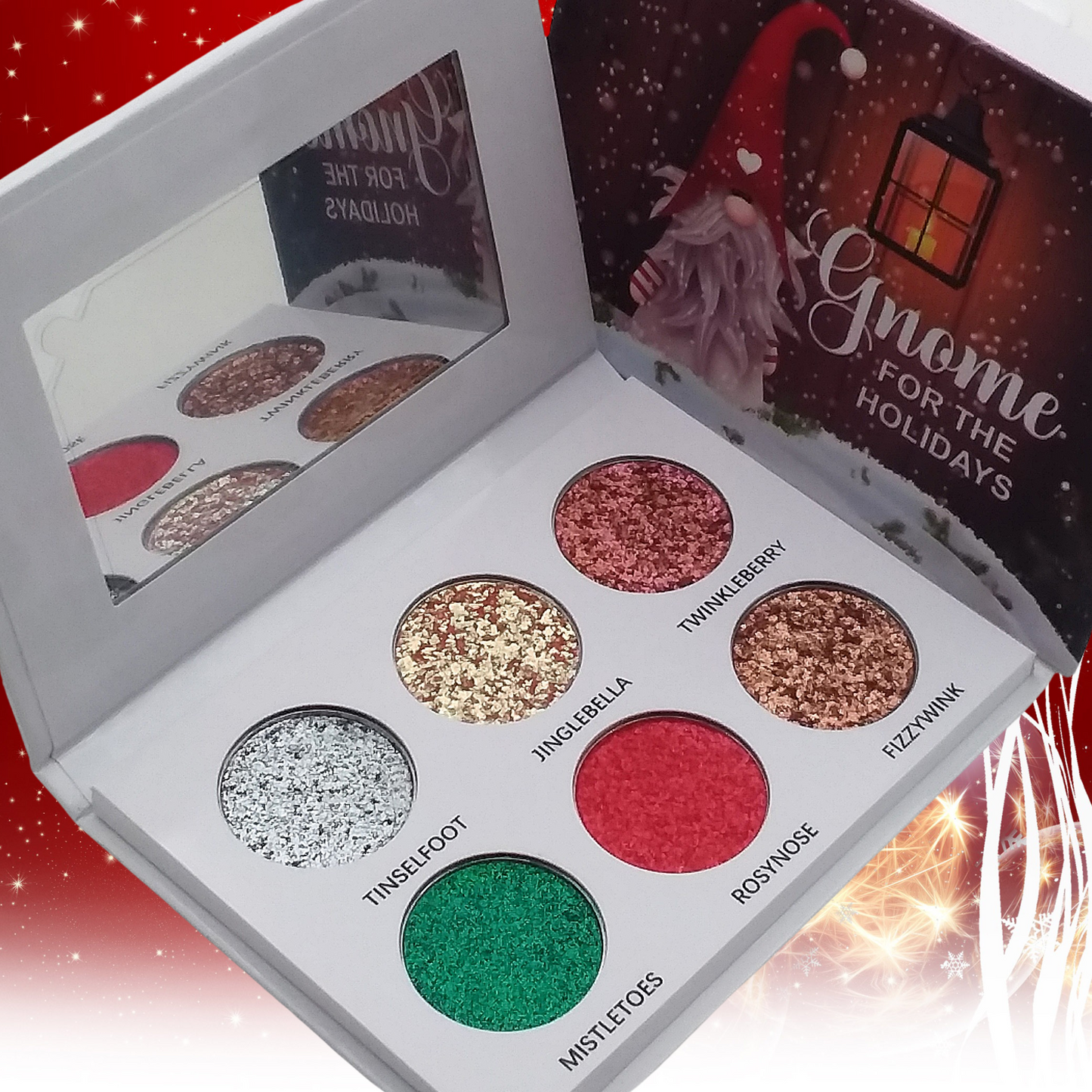 Gnome For The Holidays-Pressed Pigment Palette