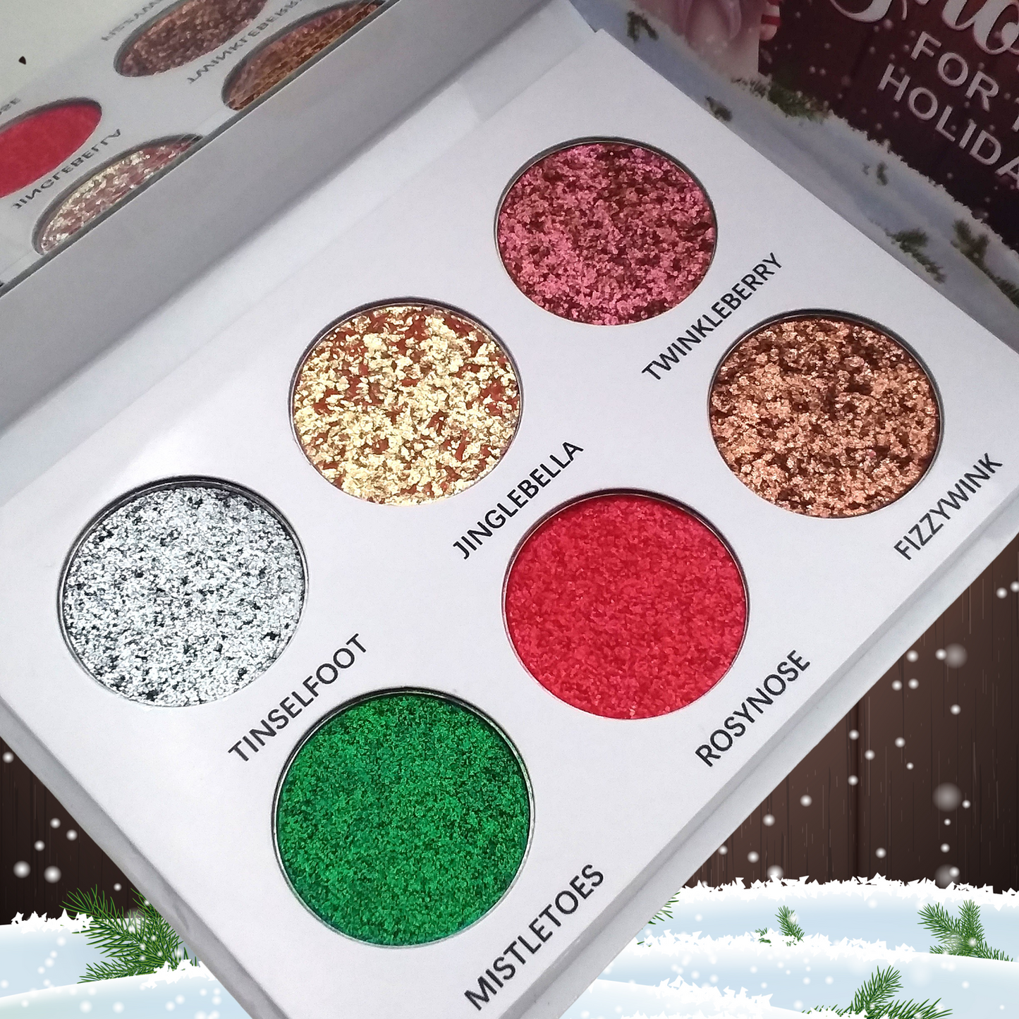 Gnome For The Holidays-Pressed Pigment Palette