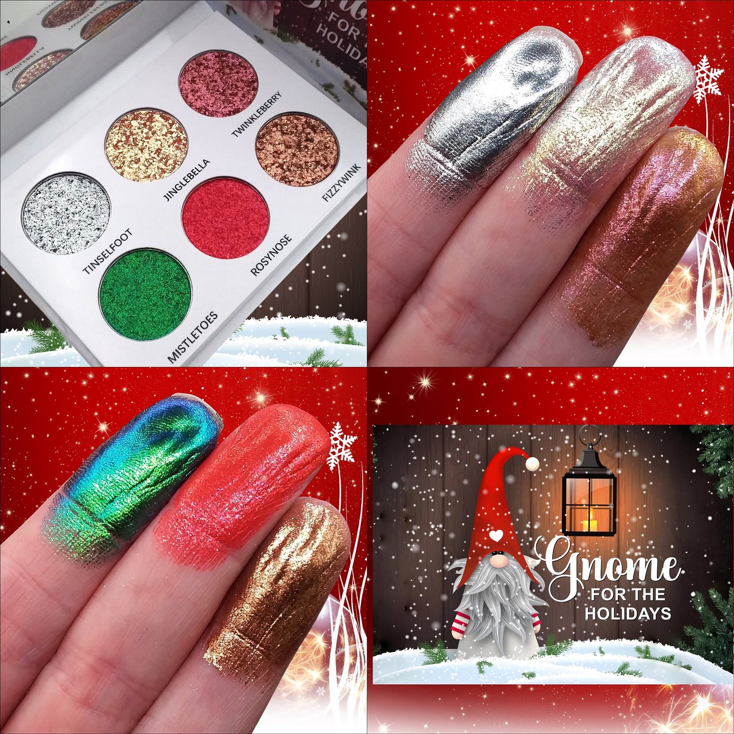 Gnome For The Holidays-Pressed Pigment Palette