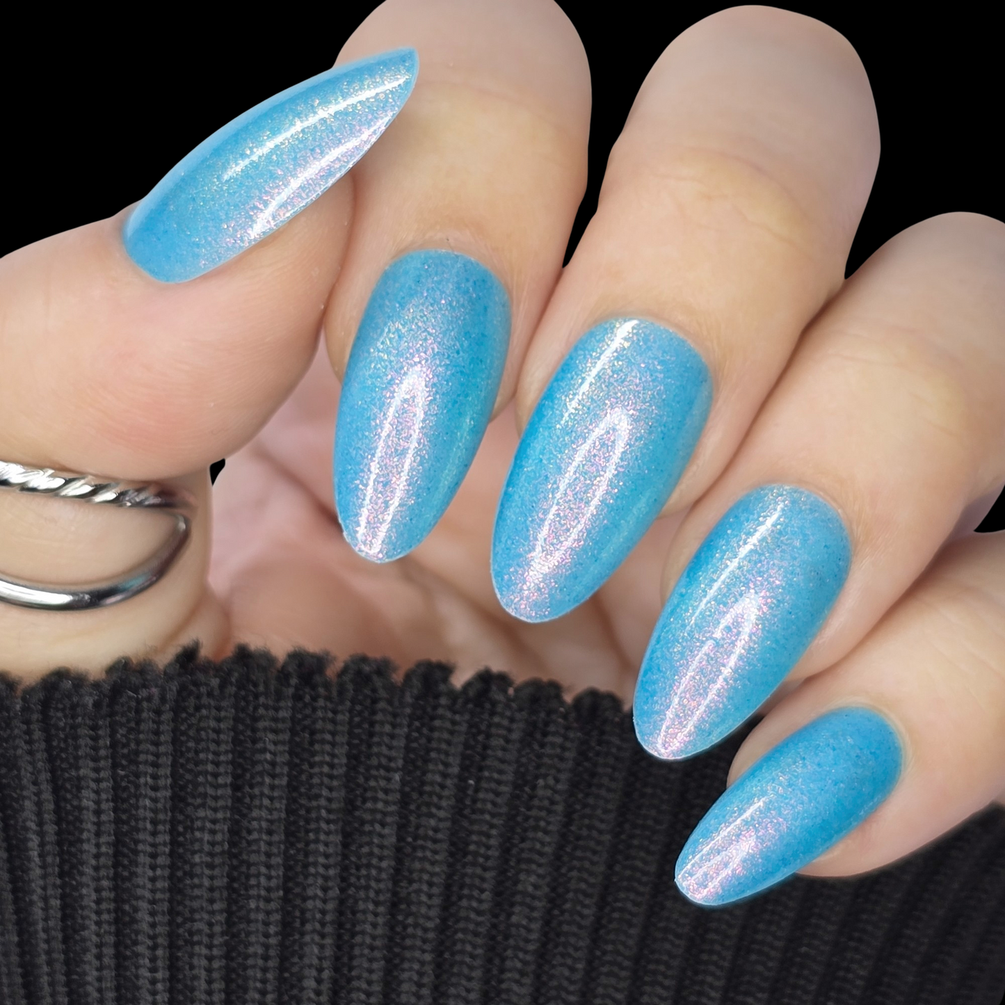 Pool Party-Solar Multichrome Shimmer Crelly Nail Polish
