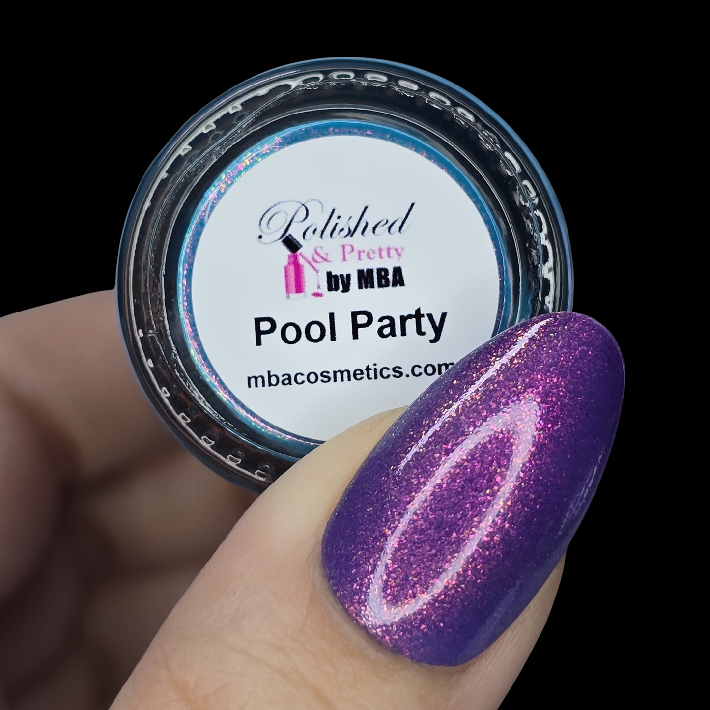 Pool Party-Solar Multichrome Shimmer Crelly Nail Polish