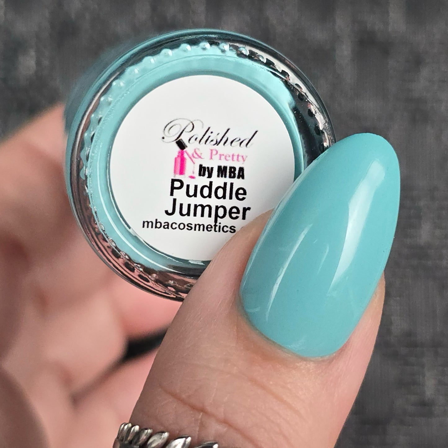 Puddle Jumper-Aqua Cream Polish