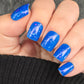 Kona Blue Cooler-Neon Glitter Shimmer Polish