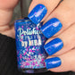 Kona Blue Cooler-Neon Glitter Shimmer Polish