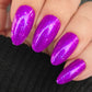 Grape Crush-Neon Flakie Nail polish