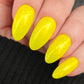 Lemon Crush-Neon Flakie Nail polish