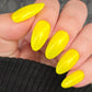 Lemon Crush-Neon Flakie Nail polish