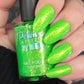 Lime Crush-Neon Flakie Nail polish