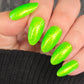 Lime Crush-Neon Flakie Nail polish