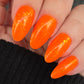 Orange Crush-Neon Flakie Nail polish