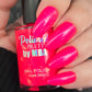 Strawberry Crush-Neon Flakie Nail polish
