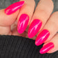 Strawberry Crush-Neon Flakie Nail polish
