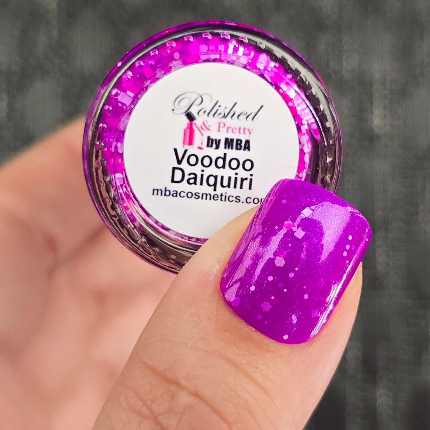 Voodoo Daiquiri-Neon Glitter Shimmer Polish