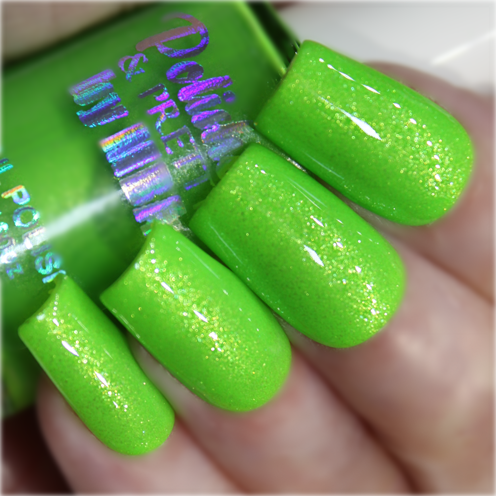 Kiwi Twist-Neon Shimmer Polish