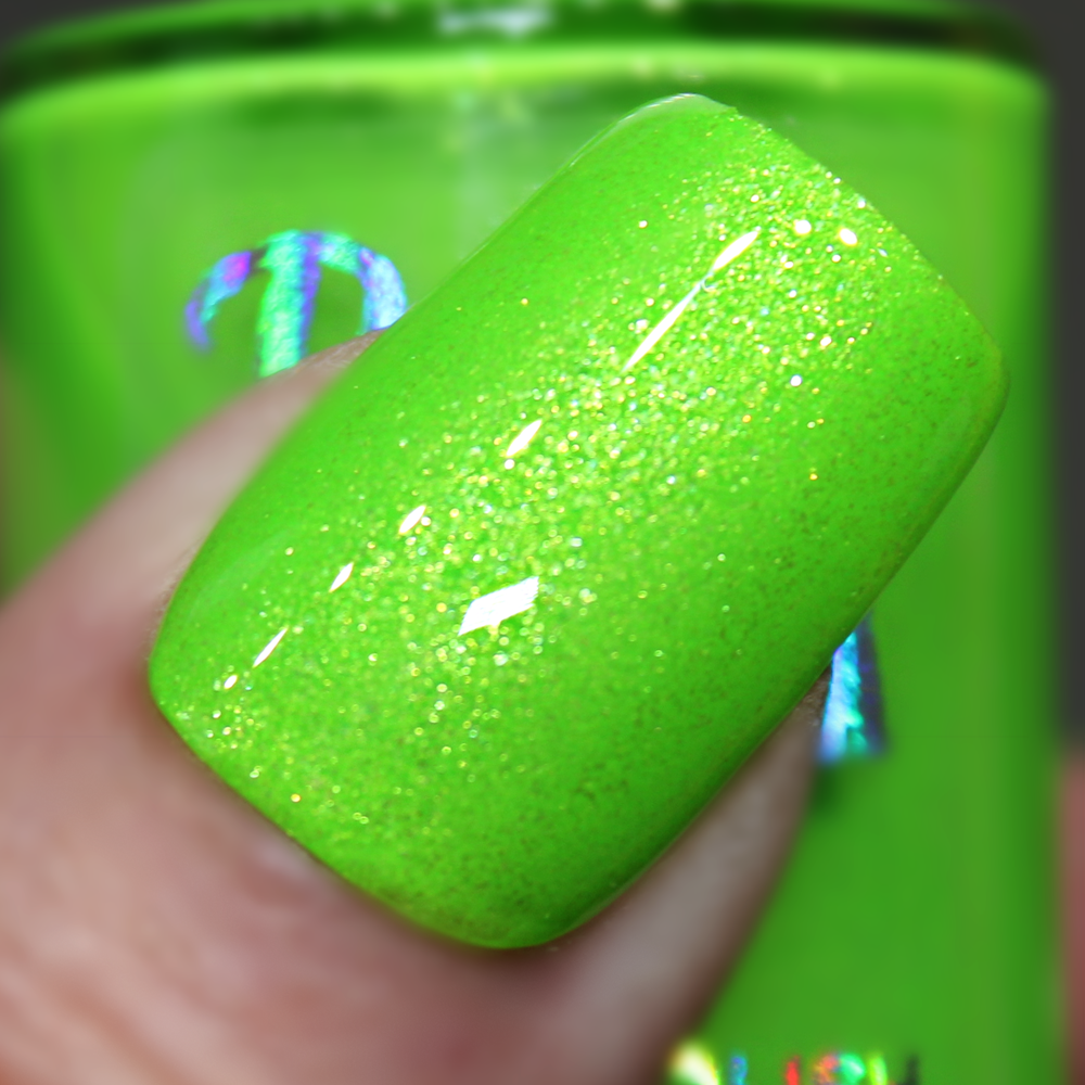 Kiwi Twist-Neon Shimmer Polish