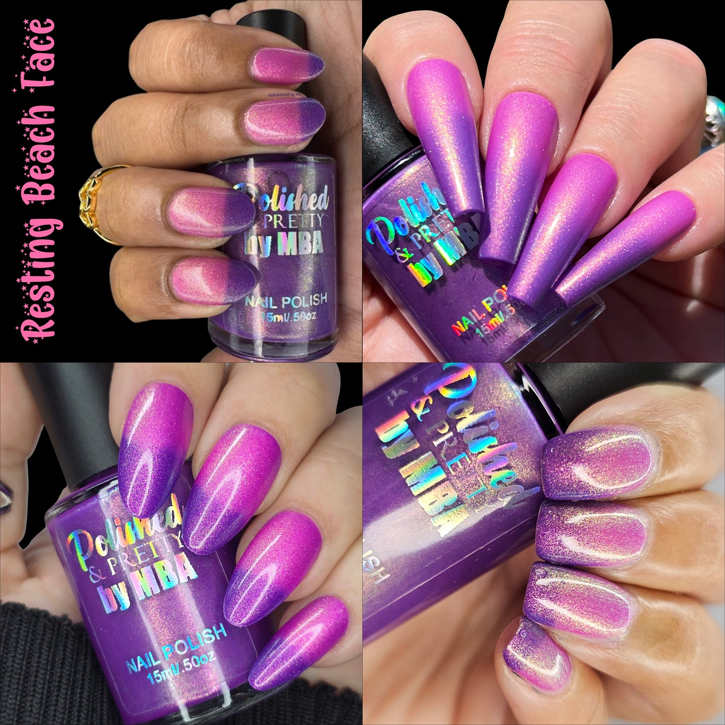Lifes A Beach-Thermal Multichrome Shimmer Polish Collection