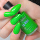 Electric Lime Flash-Neon Holographic Polish
