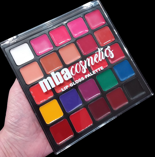 25 Color Lip Gloss Palette
