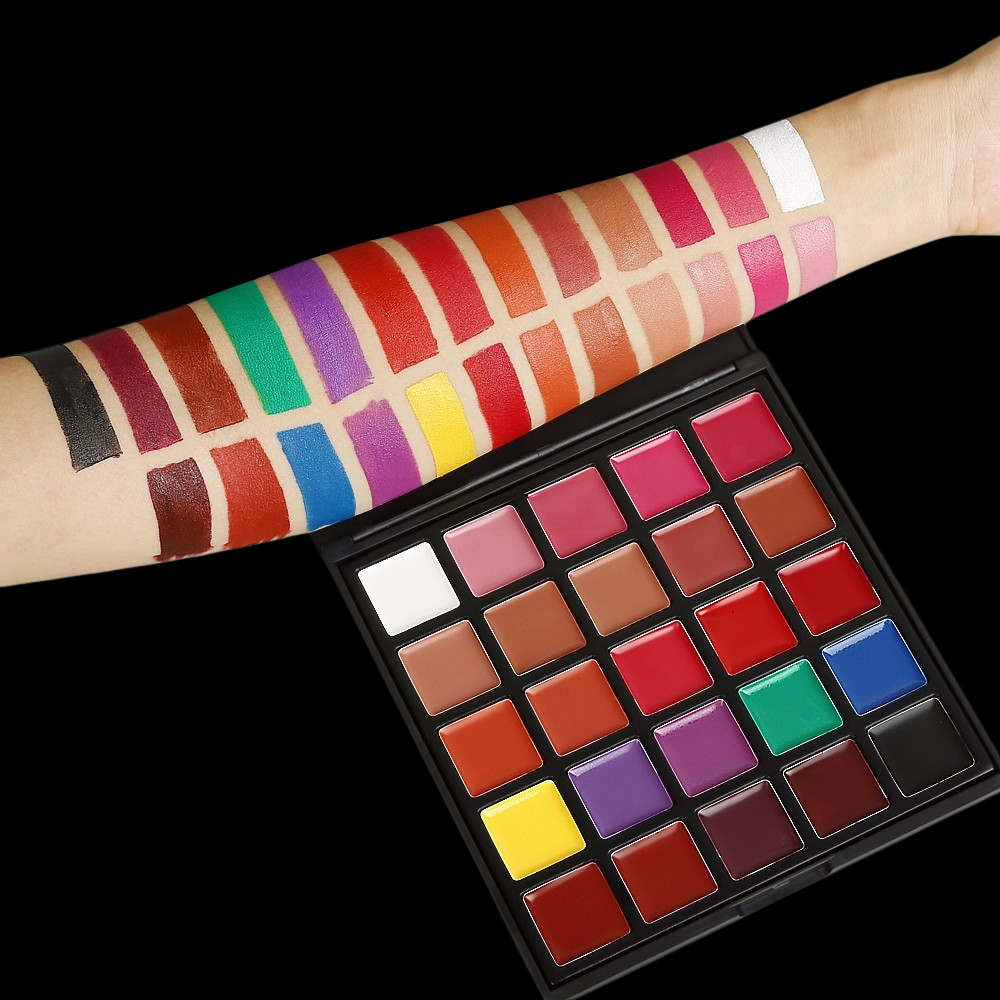 25 Color Lip Gloss Palette