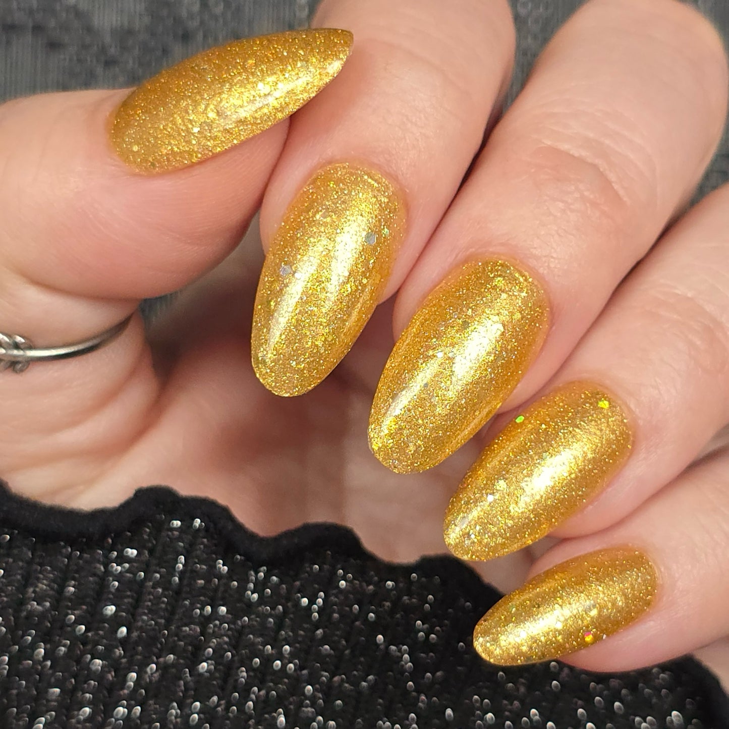 Leprechaun Loot-Gold Glitter Polish