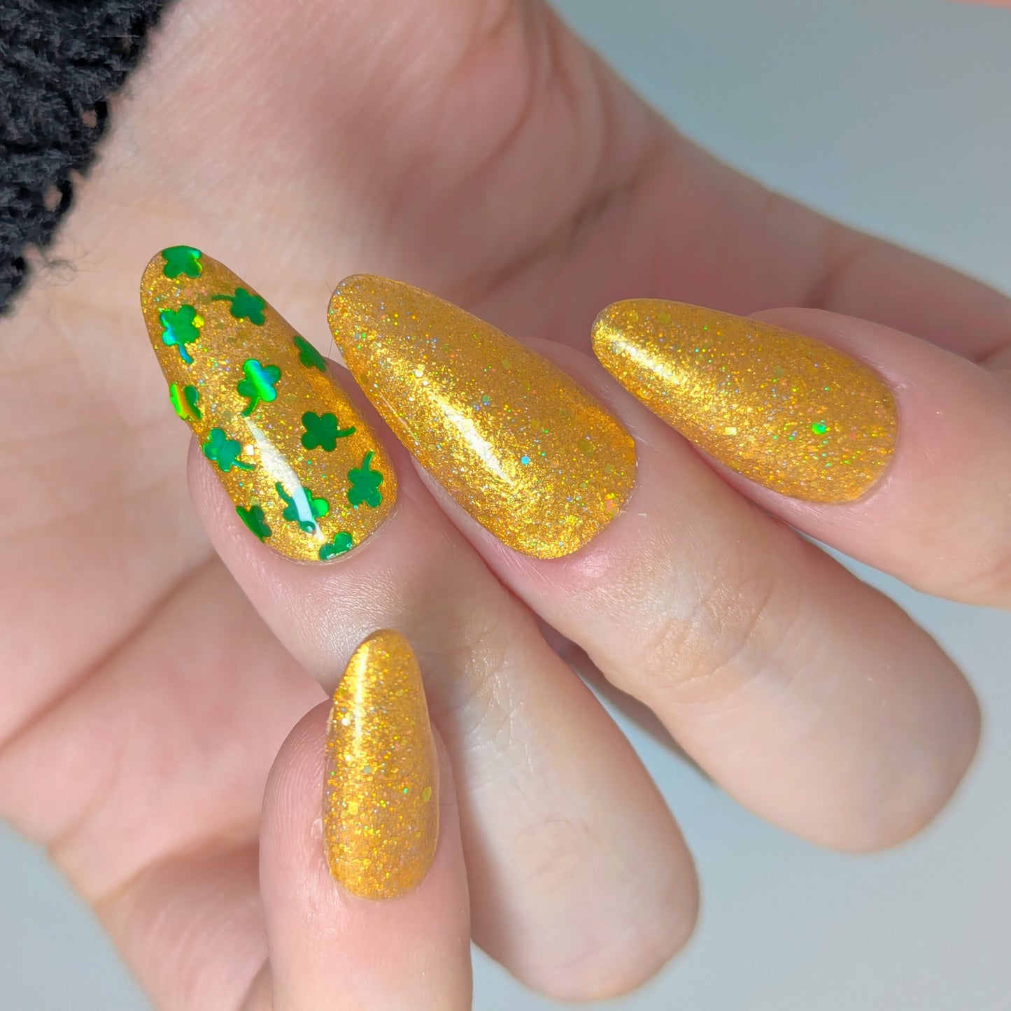 Leprechaun Loot-Gold Glitter Polish