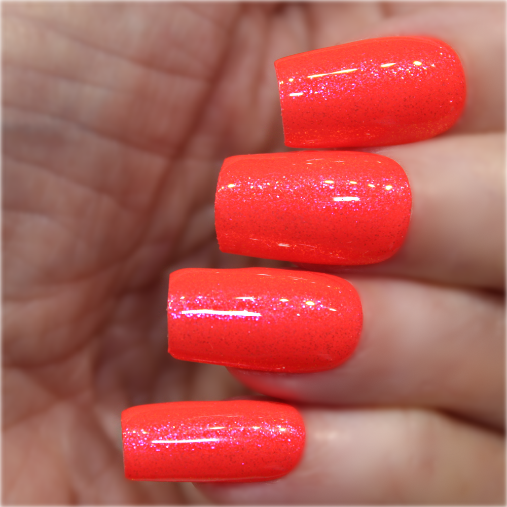 Melon Sherbert-Neon Shimmer Polish