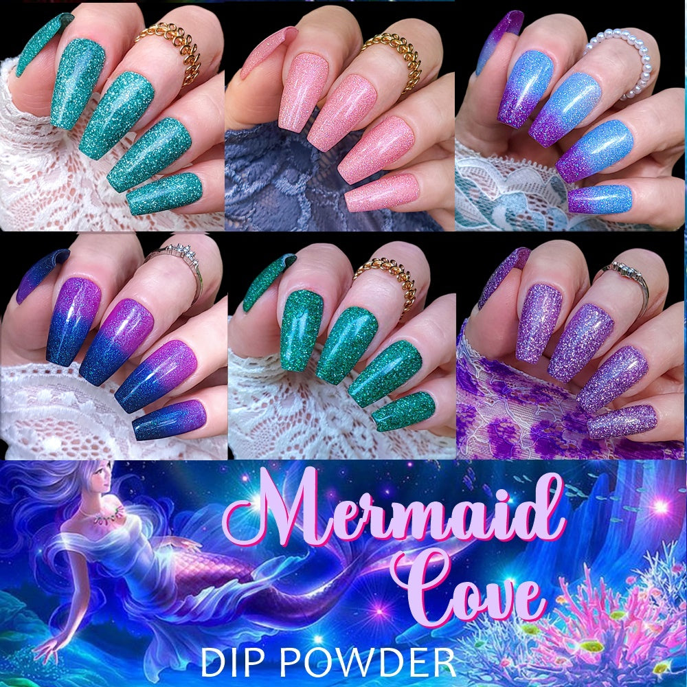 Mermaid Cove-Dip Powder Collection – MBA Cosmetics