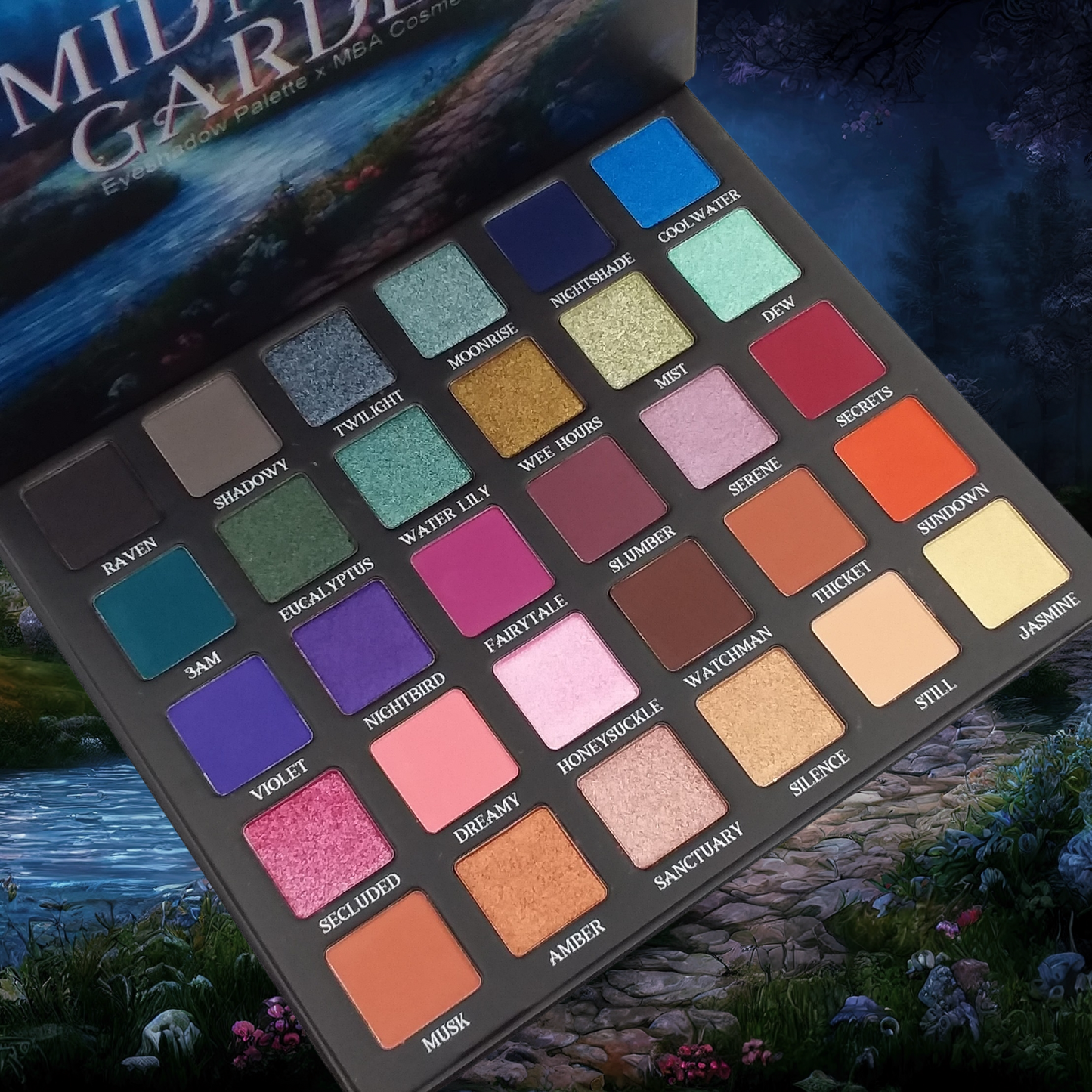COMING SOON-Midnight Garden-Pressed Eyeshadow Palette