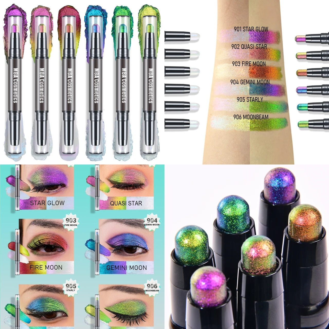 Multi-Chrome Eyeshadow Sticks