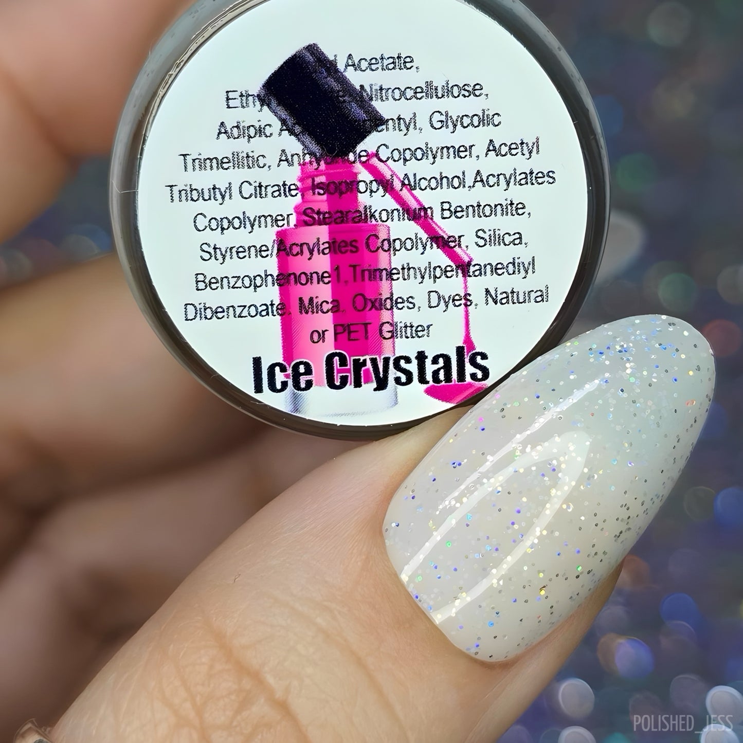 Ice Crystals-Nail Polish-Large-15ml