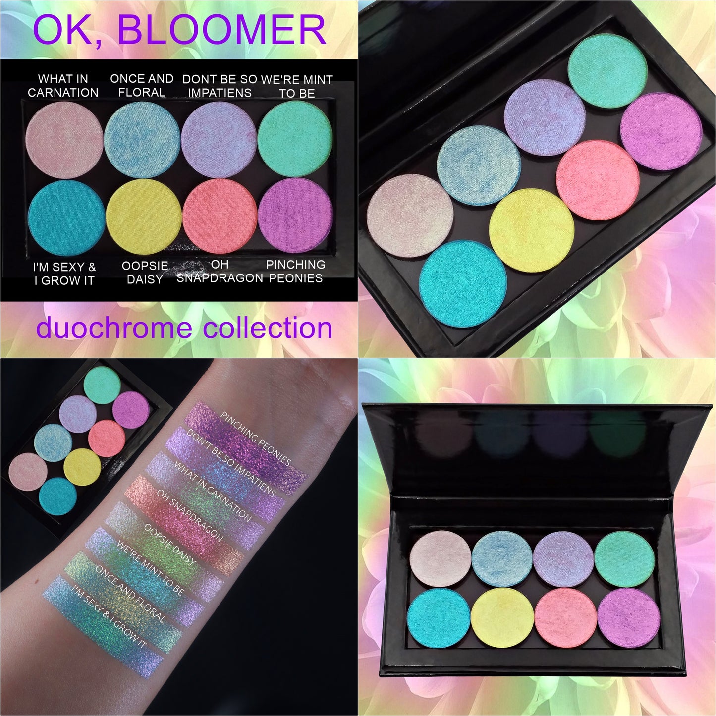 OK, Bloomer Collection-Duochrome Eyeshadows