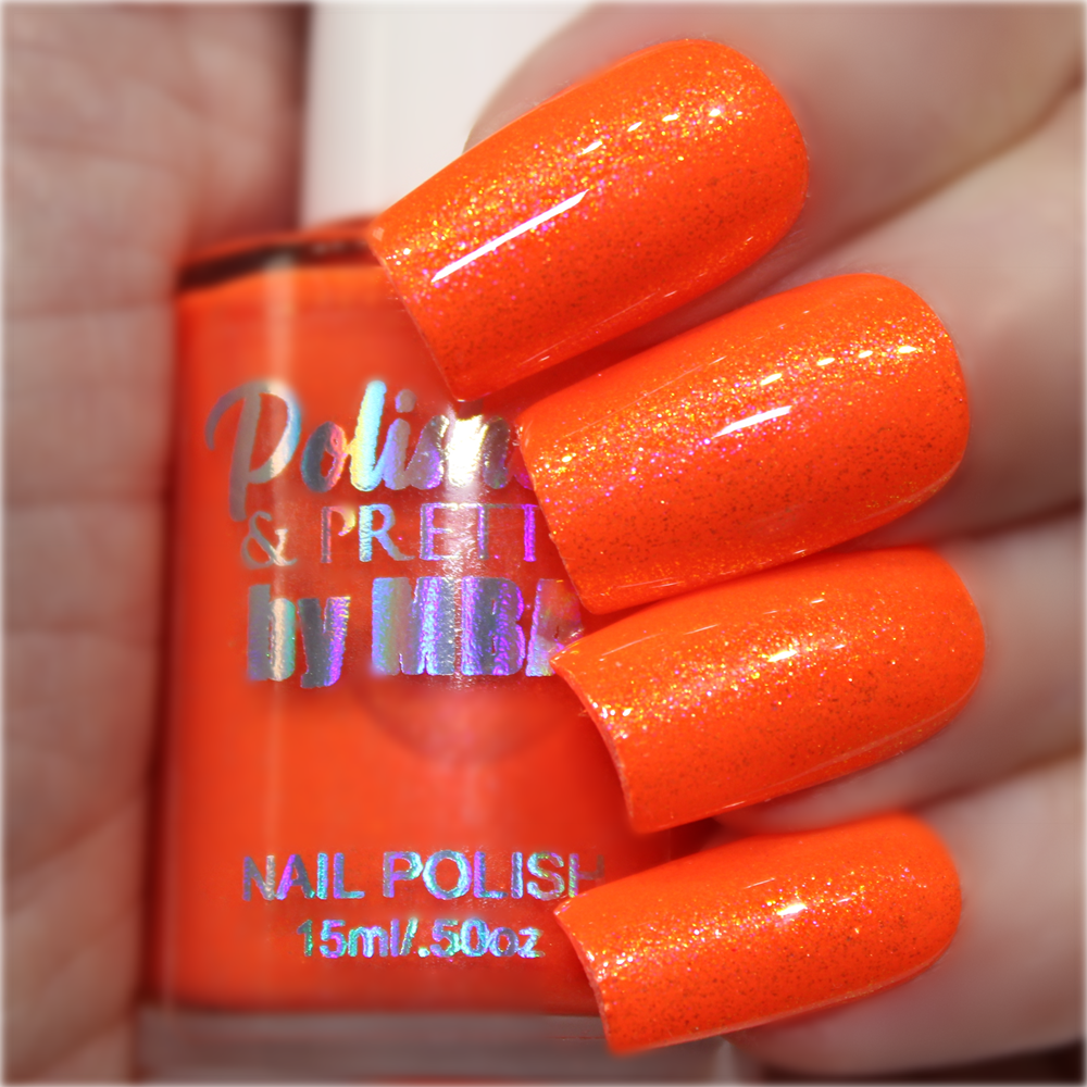 Orange Popsicle-Neon Shimmer Polish