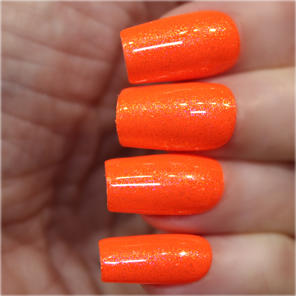 Orange Popsicle-Neon Shimmer Polish