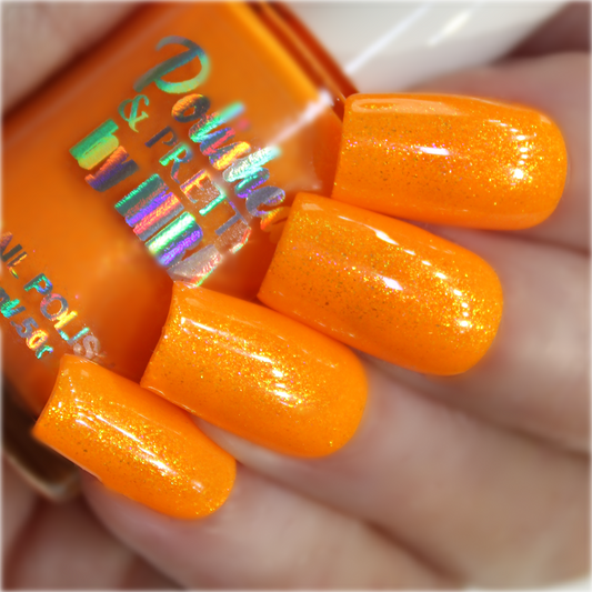 Papaya Punch-Neon Shimmer Polish